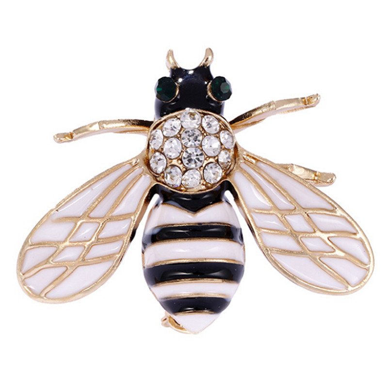 Crystal Bee Brooch