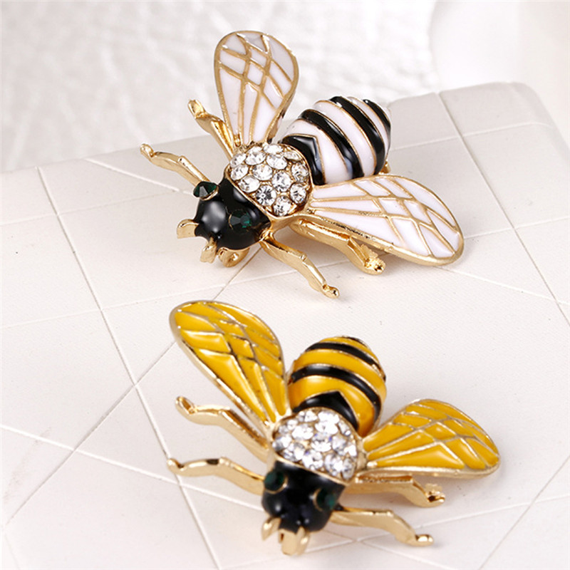 Crystal Bee Brooch