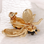 Crystal Bee Brooch