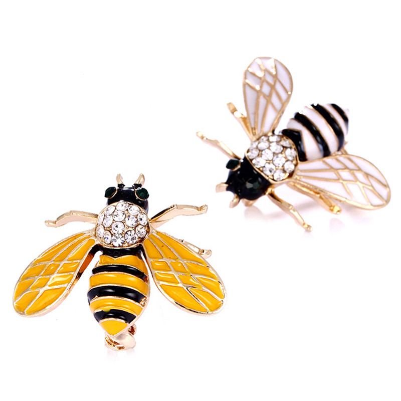 Crystal Bee Brooch