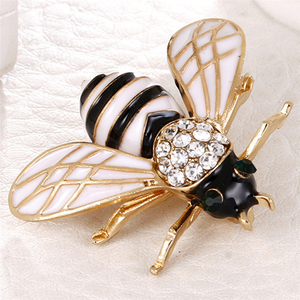 Crystal Bee Brooch