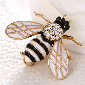 Crystal Bee Brooch