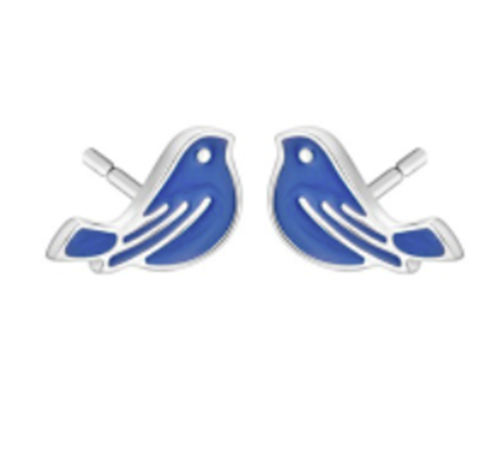 Little Blue Bird Earrings