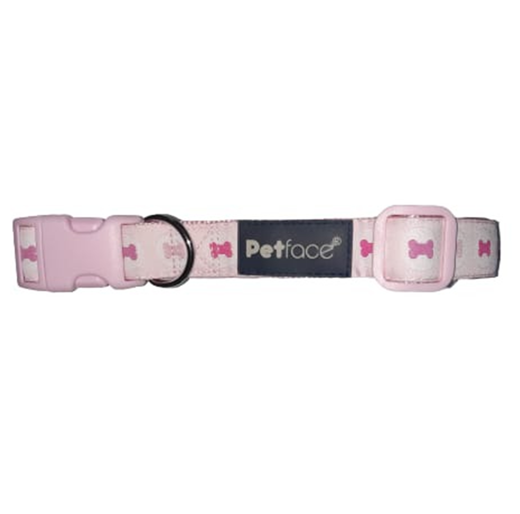 Pink Bones Luxury Dog Collar - The Pet Drop