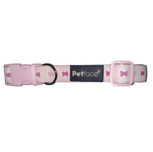 Pink Bones Luxury Dog Collar - The Pet Drop