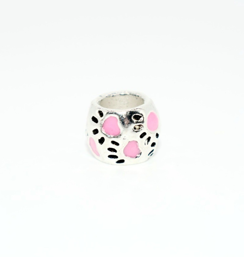 Pink Paws Bracelet Charm