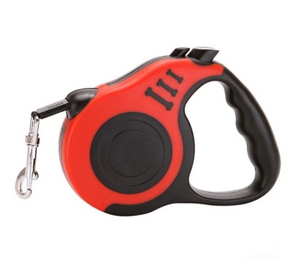 Premium Retractable Dog Lead (Red)