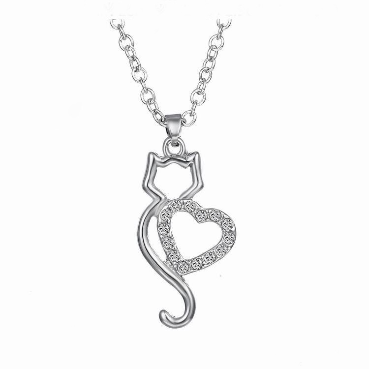 Purrfect Heart Necklace