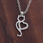 Purrfect Heart Necklace