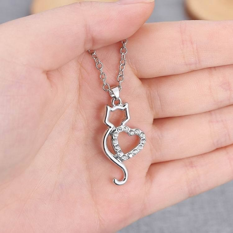 Purrfect Heart Necklace