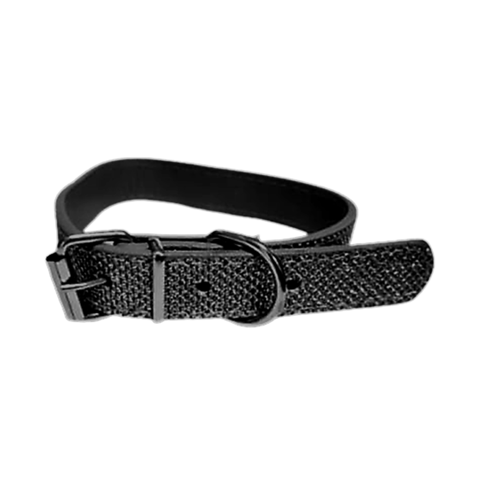 Sparkle Paws Black Dog Collar