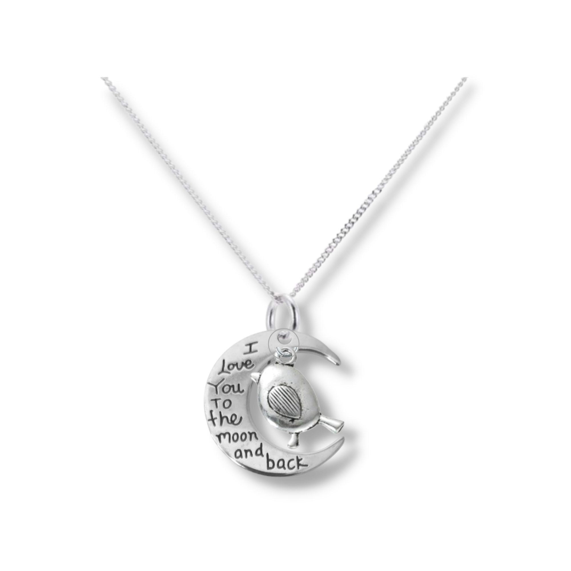 To The Moon Necklace (Robin Edition)