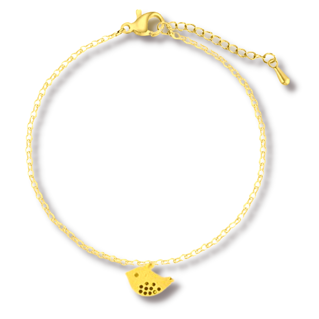 Golden Robin's Song Bracelet