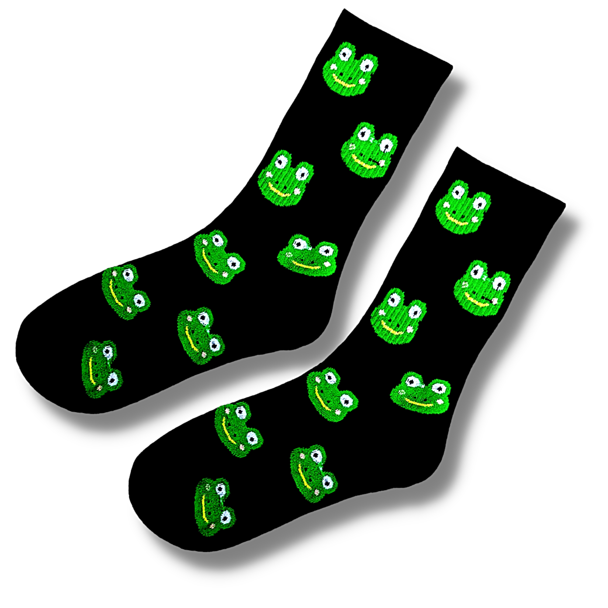 Frog Face Men's Socks (Size 6-11)