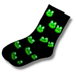 Frog Face Men's Socks (Size 6-11)