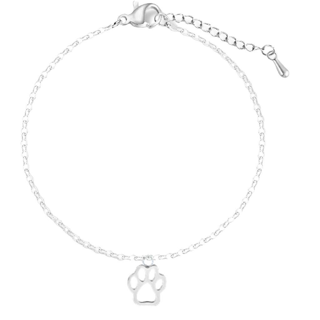 Paw Print of Love Anklet