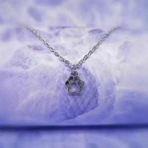 Paw Print of Love Necklace