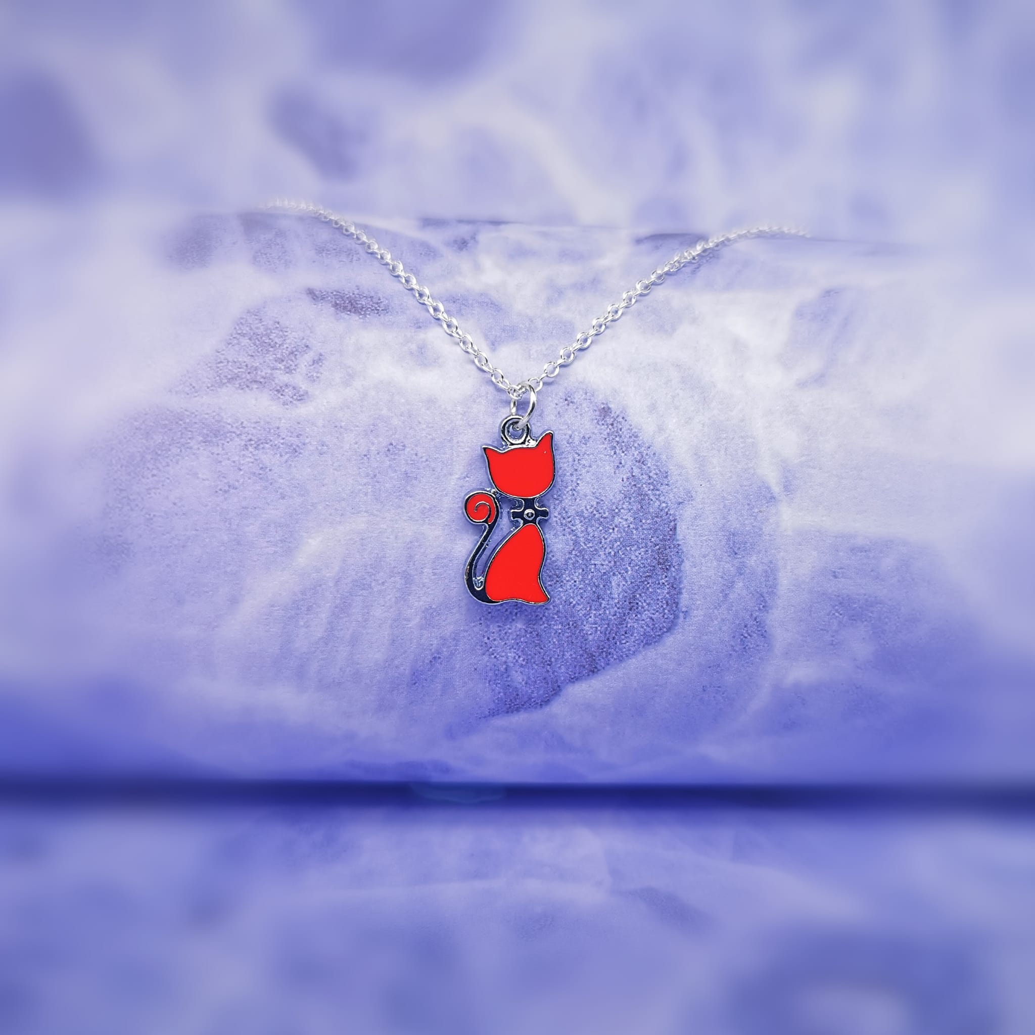 Red Cat Necklace