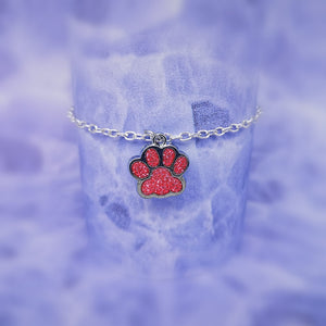 Pink Sparkle Paws Bracelet