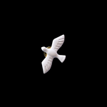 White Dove Brooch