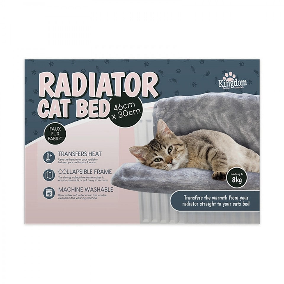 Cat Radiator Bed Paper Cat Fleece Radiator Bed- The Pet Drop