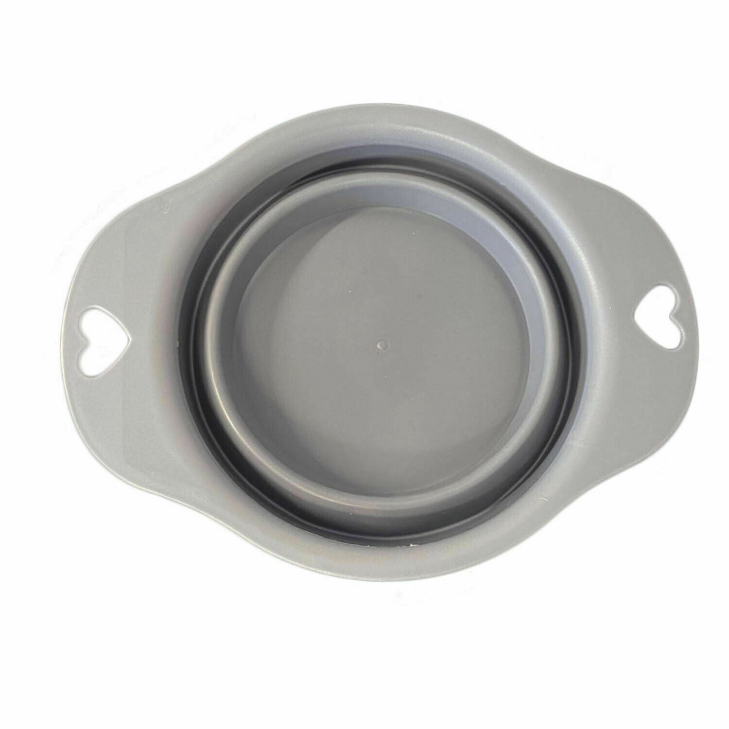 Collapsible Travel Bowl (Grey) - The Pet Drop